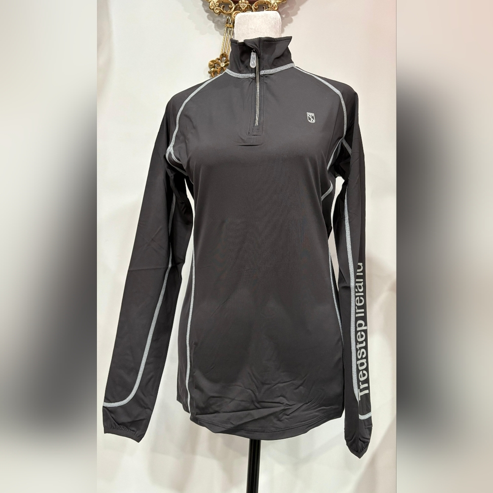Tredstep Ireland Symphony Sport Womens Long Sleeve Top/ Color Black/ NWT